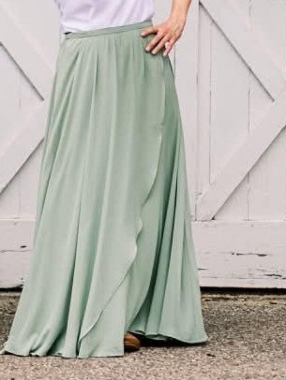 Light Sage Green Jenny Yoo Skirt